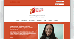 Desktop Screenshot of educationvoters.org