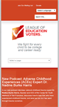 Mobile Screenshot of educationvoters.org